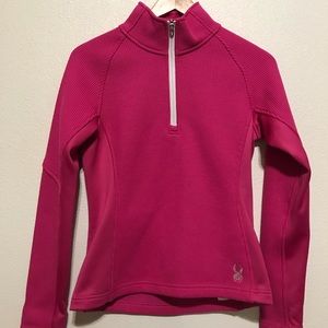 Spyder Valor Half Zip Core Sweater Jacket NWOT